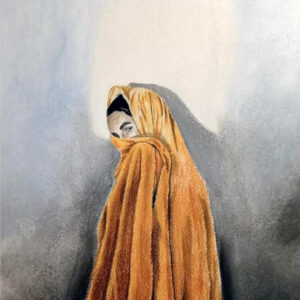 Jhalak, 2024, Soft Pastels on MountVal sheet. 19" by 16" inches, Framed