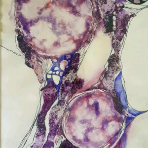 2018, Mixed Media, 21" by 14 " on Cartridge Paper, Framed